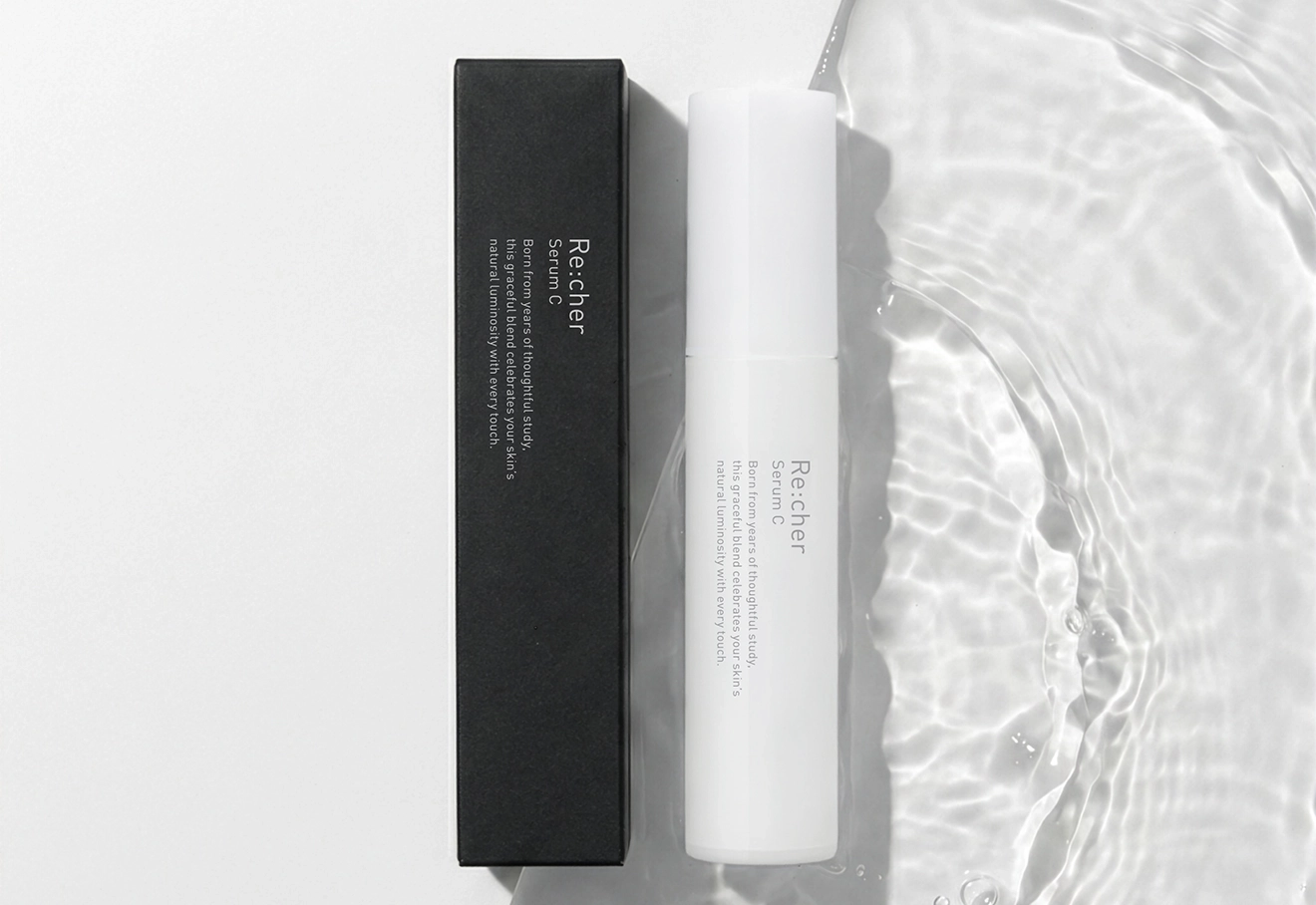 Recher Serum C ボトル&化粧箱デザイン