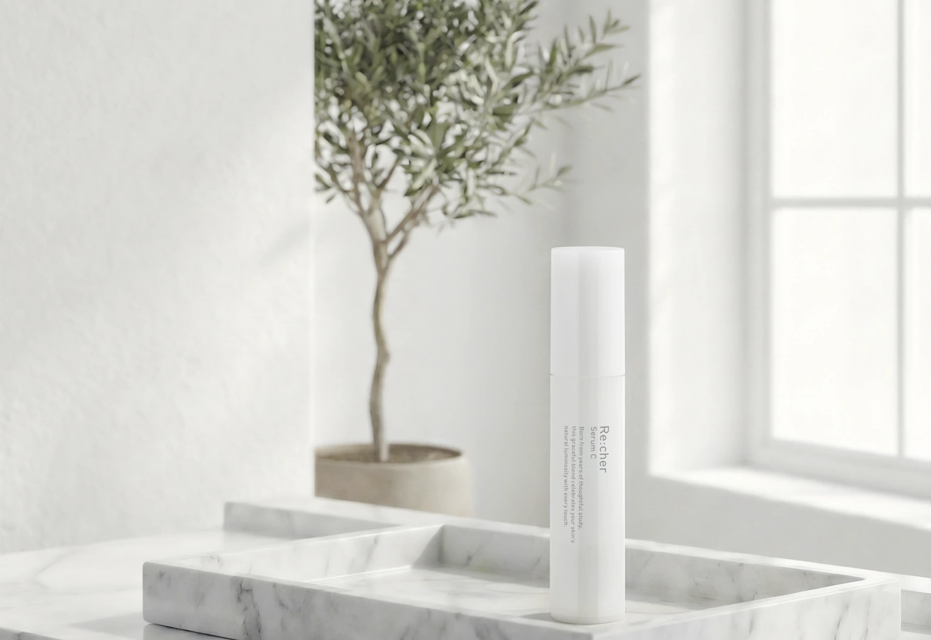 Recher Serum C ボトル&化粧箱デザイン